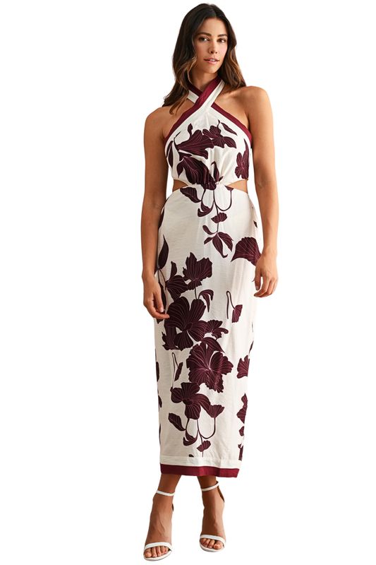 Botanical Dreams Column Dress