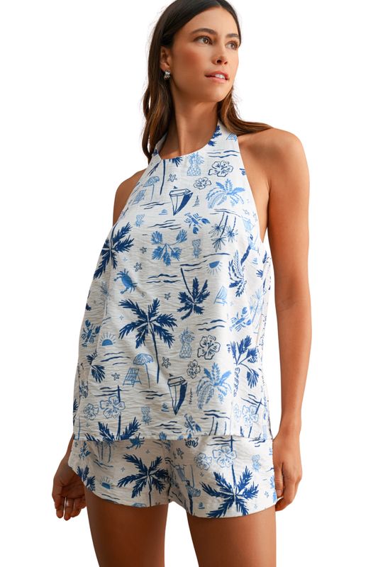 Shoreline Oasis Halter Top