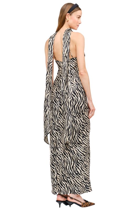 Into the Wild Zebra Column Dress
