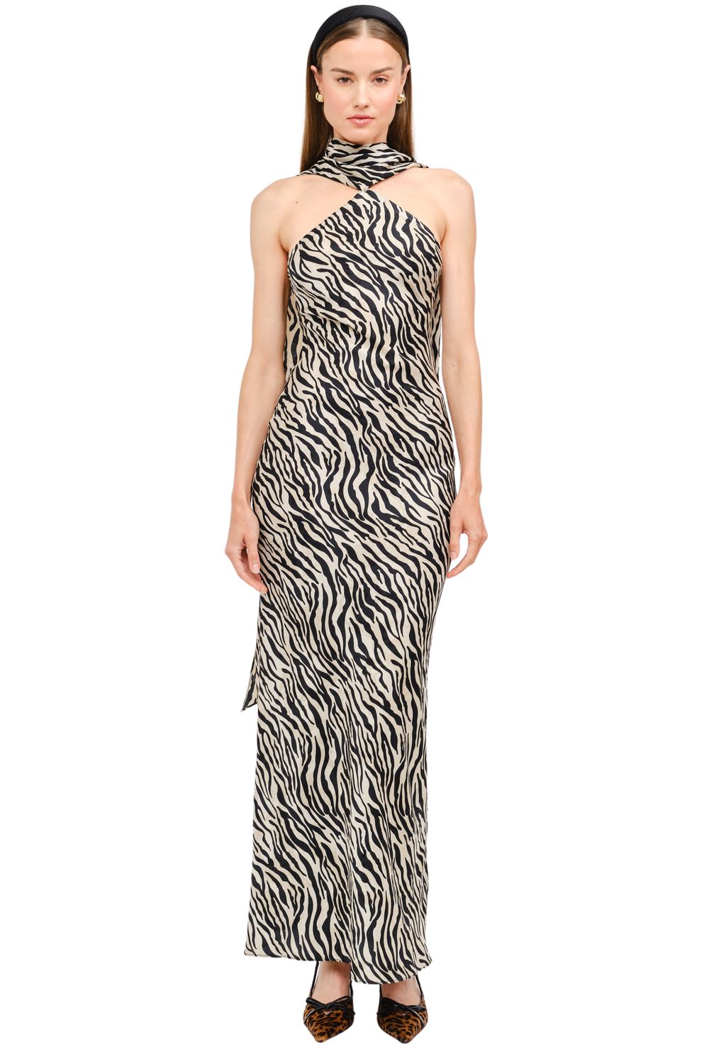 Into the Wild Zebra Column Dress