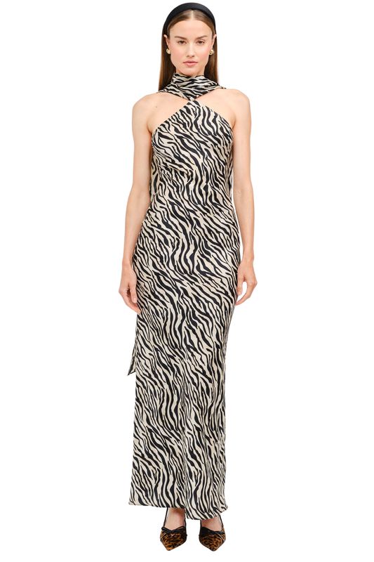 Into the Wild Zebra Column Dress