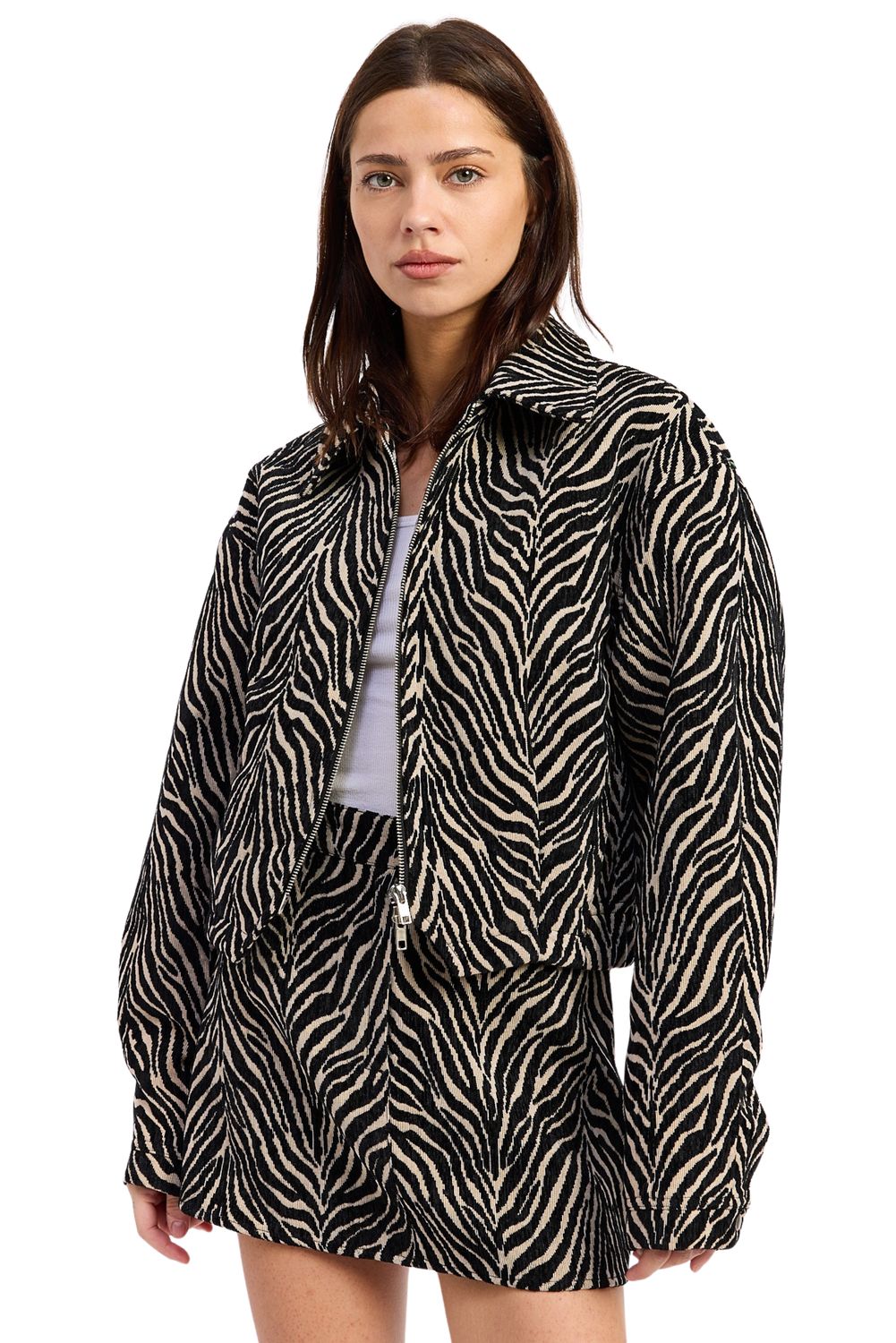 Shadow Stripe Zebra Jacket
