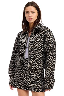 Shadow Stripe Zebra Jacket