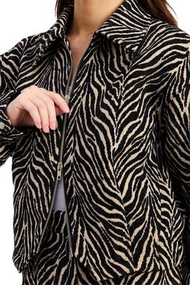 Shadow Stripe Zebra Jacket