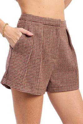Halstead Houndstooth Trouser Shorts