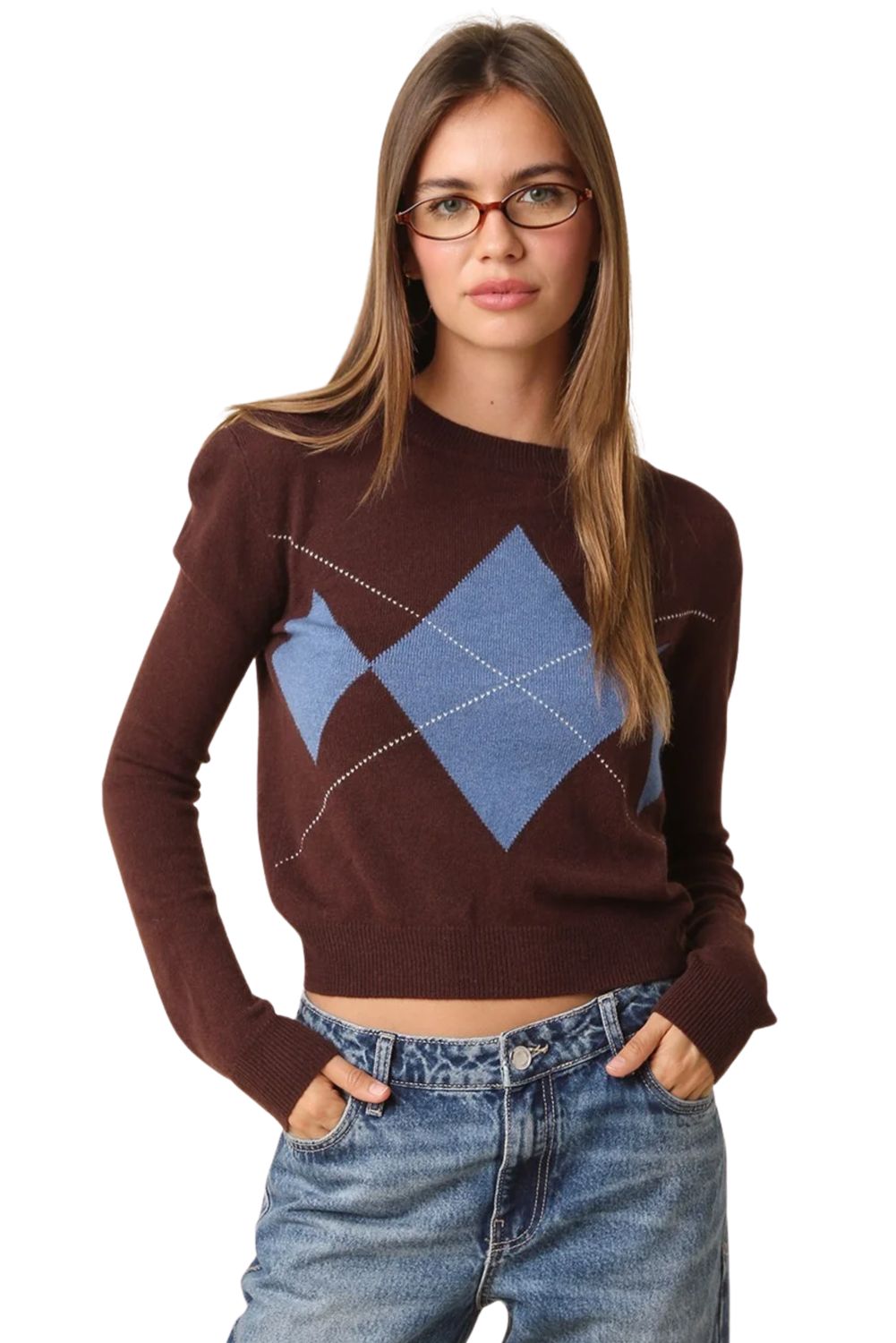 Academia Argyle Sweater
