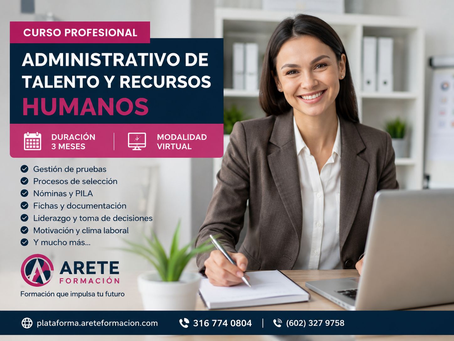 ADMINISTRATIVO DE TALENTO Y RECURSOS HUMANOS