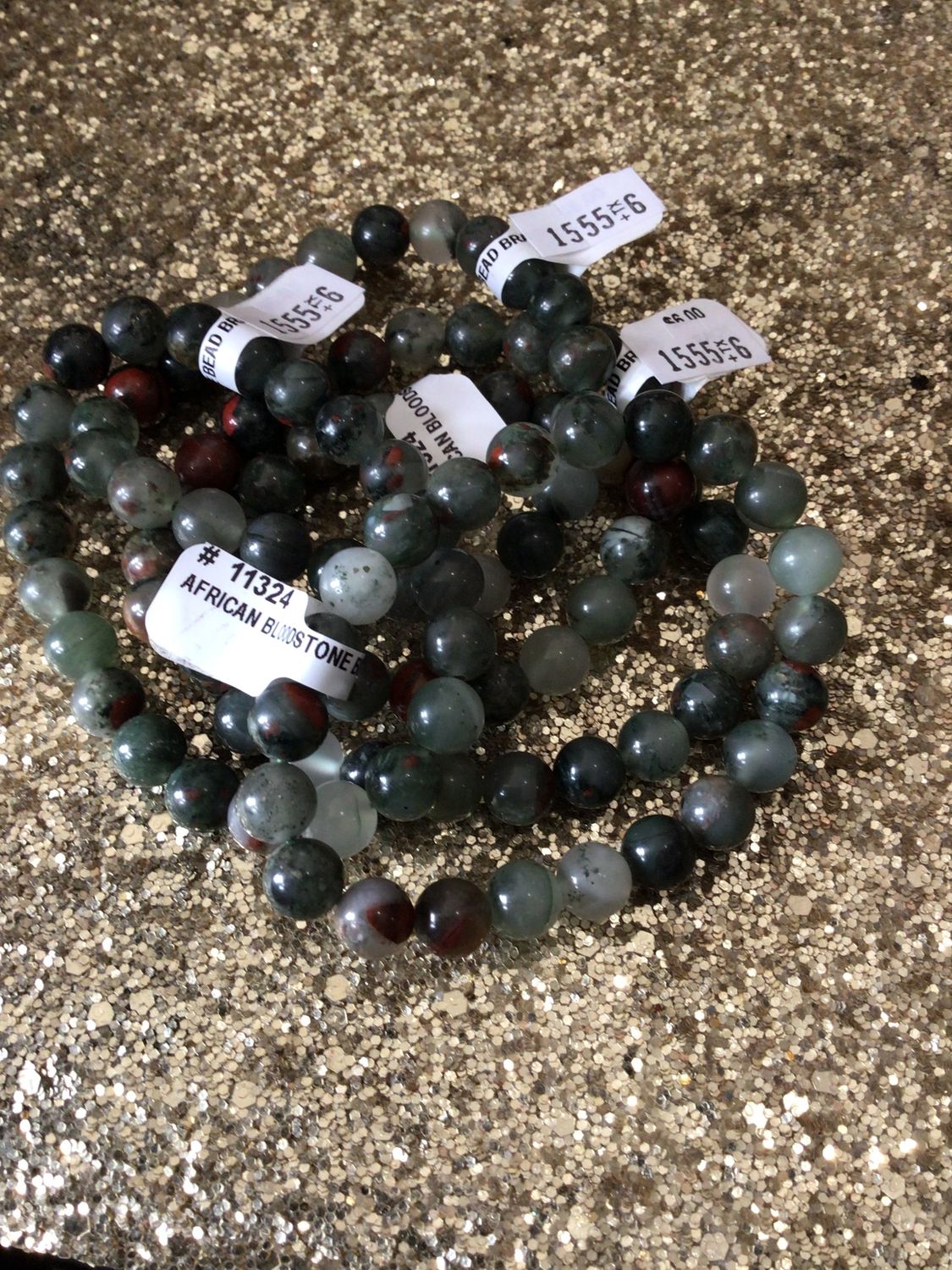 African Bloodstone Bracelet