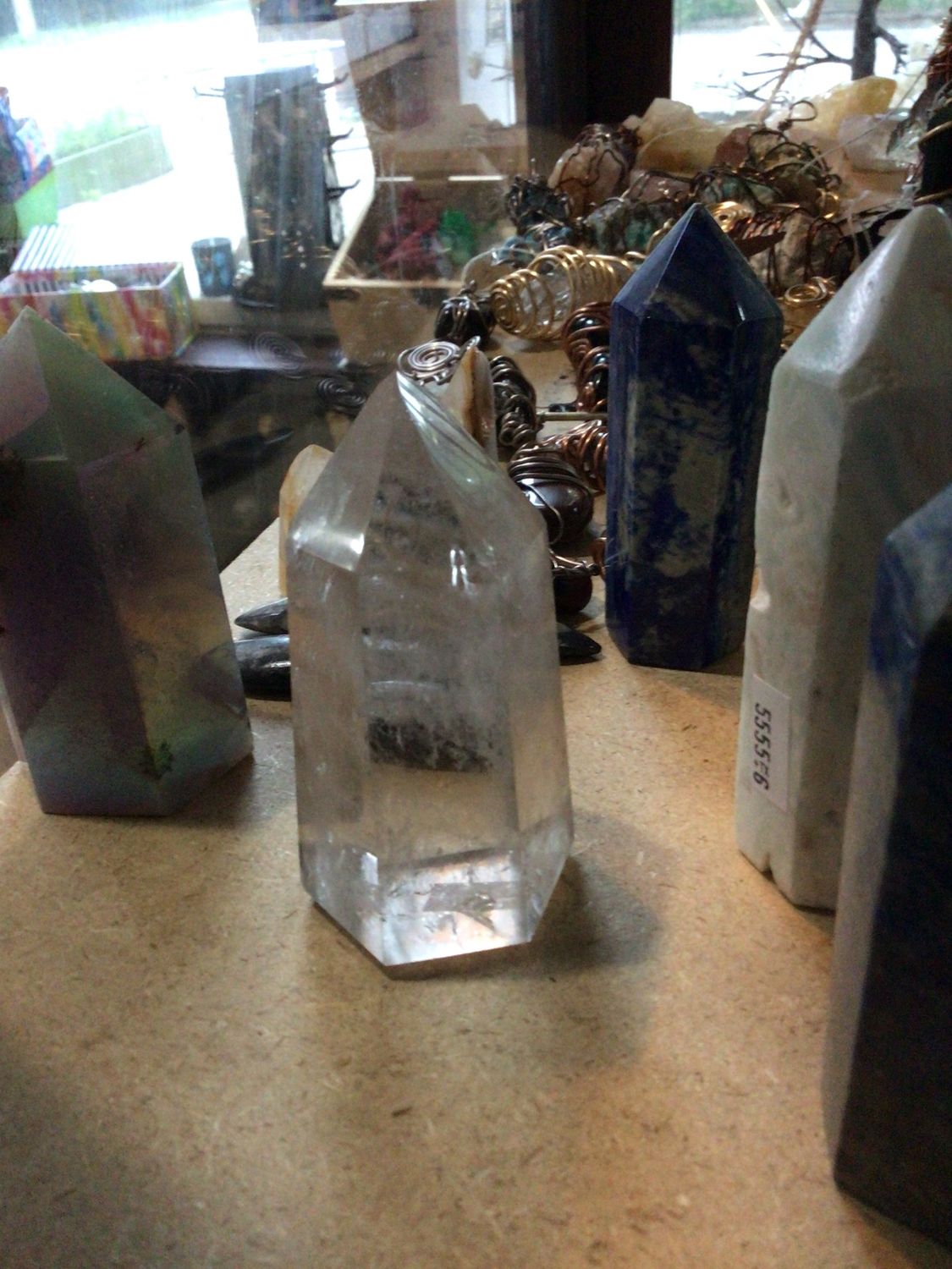Clear Quartz Tower 