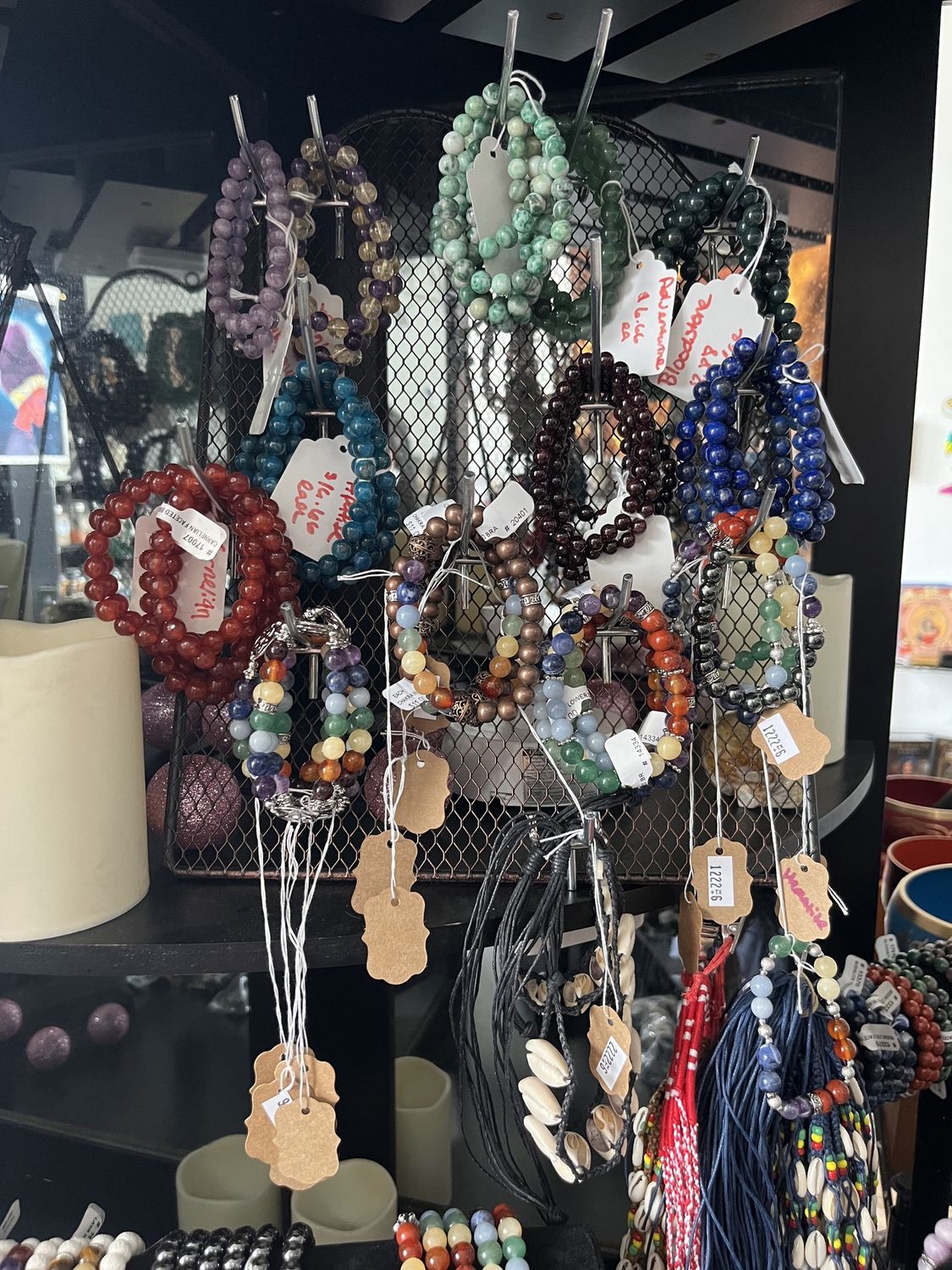 Chakra  Bracelet w/Copper Beads