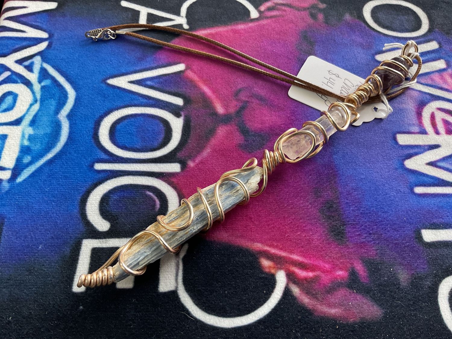 Prince Charming ( Amethyst, Clear Quartz, Blue Kyanite)