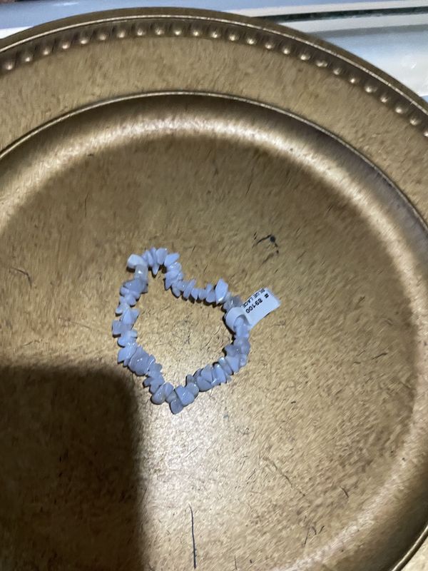 Blue Lace Agate Chip Bracelet