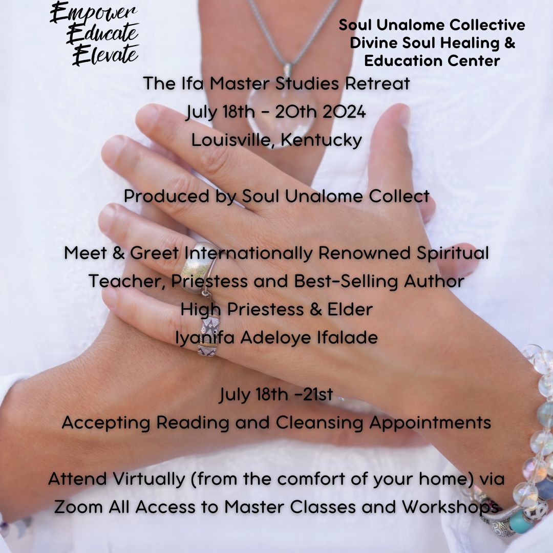 Ifa Master Studies Retreat-White Table