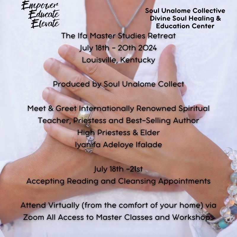 Ifa Master Studies Retreat-White Table