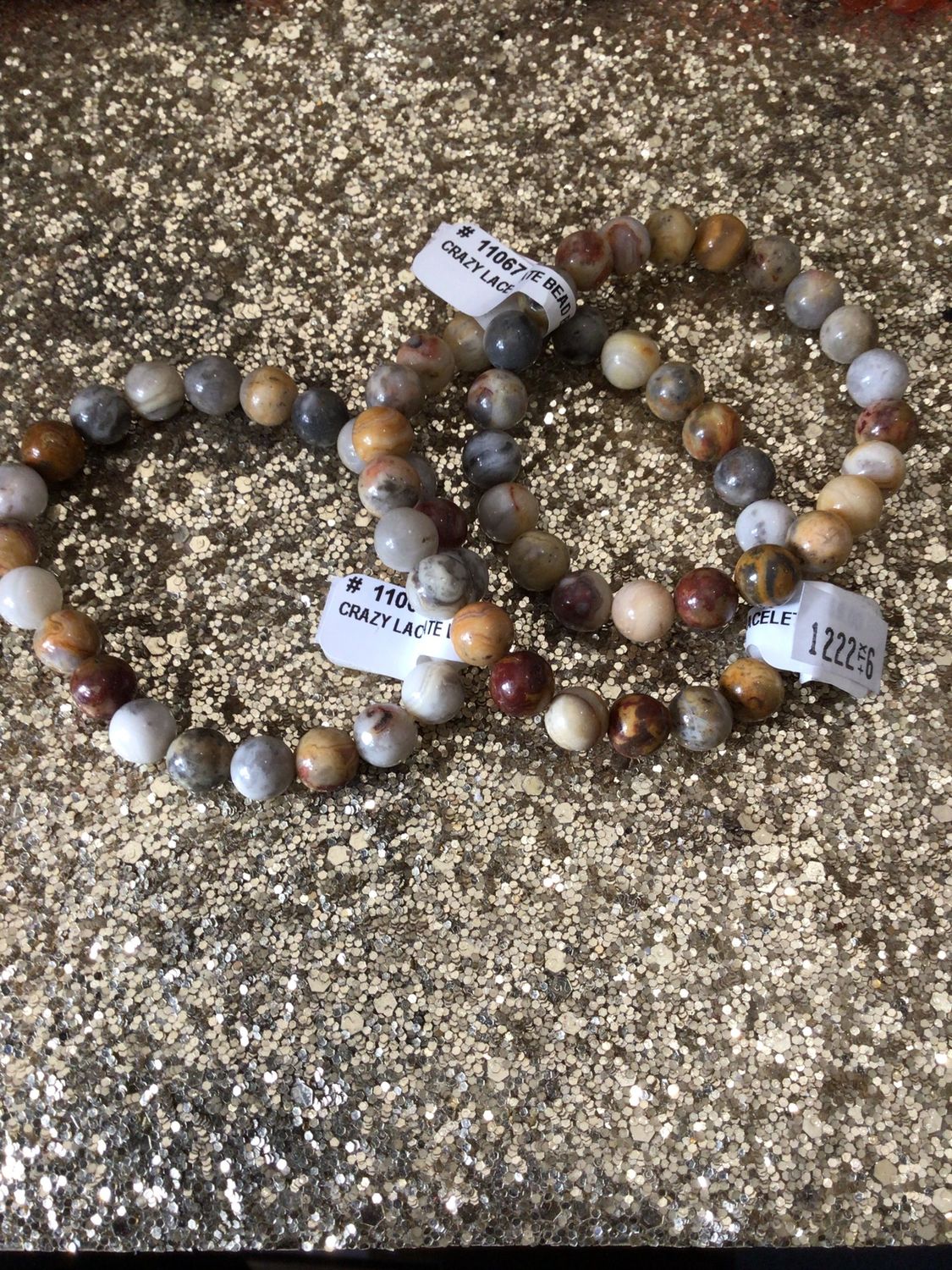 Crazy Lace Agate Bracelet 