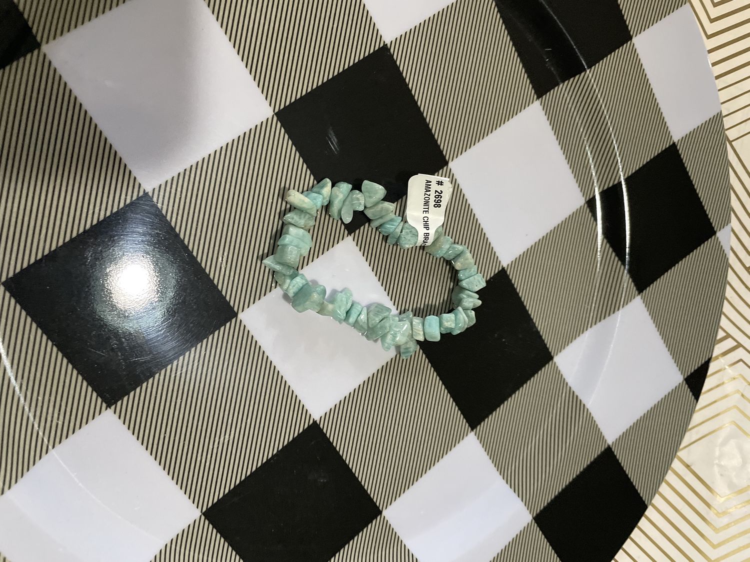 Amazonite Chip Bracelet