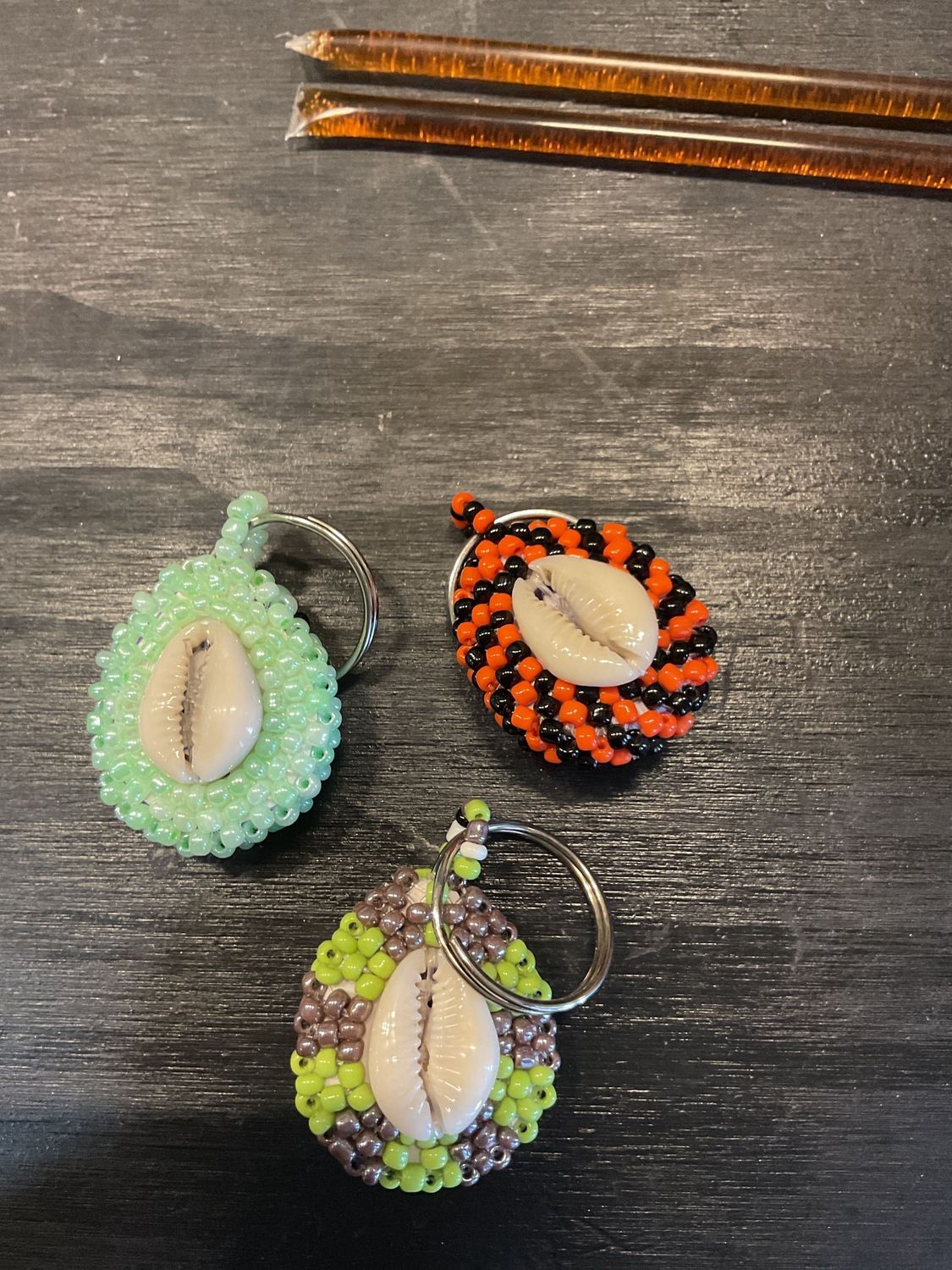 Cowrie Key Chain