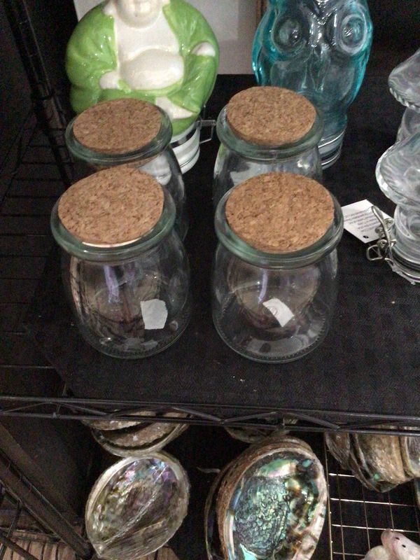Glass Cork Jar 