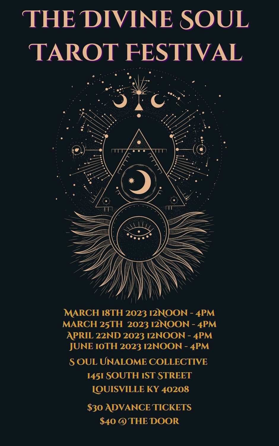 The Divine Soul Tarot Festival PR Fee