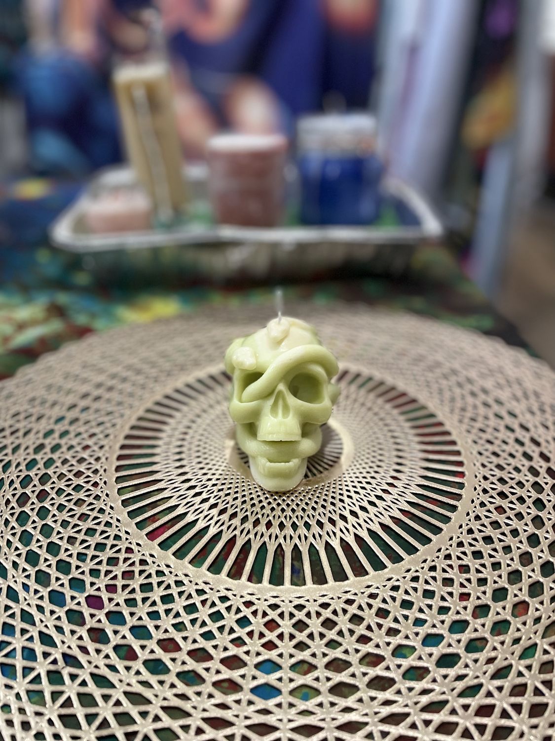 Skull w/Snake