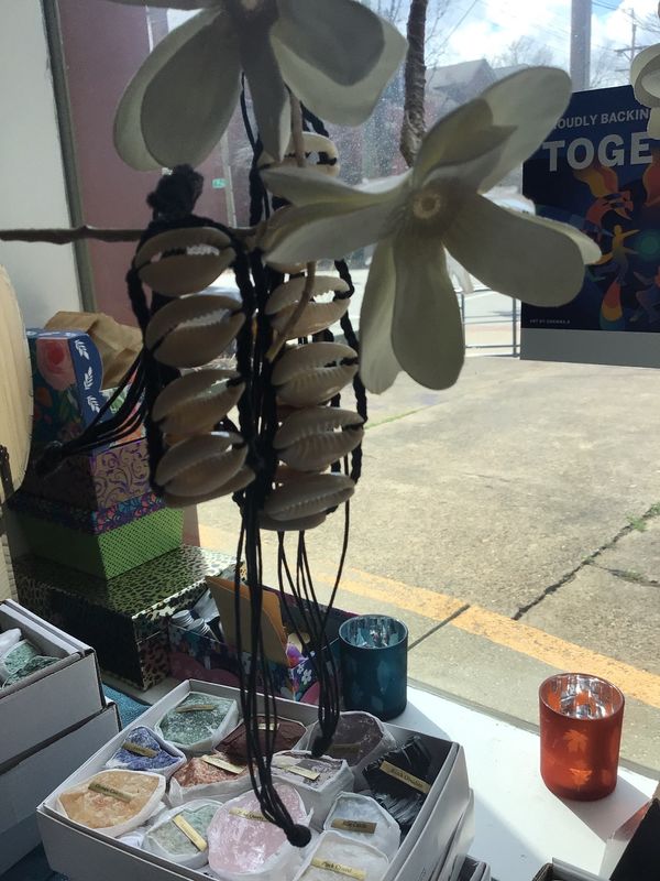 Cowrie Shell Choker and Bracelet Set