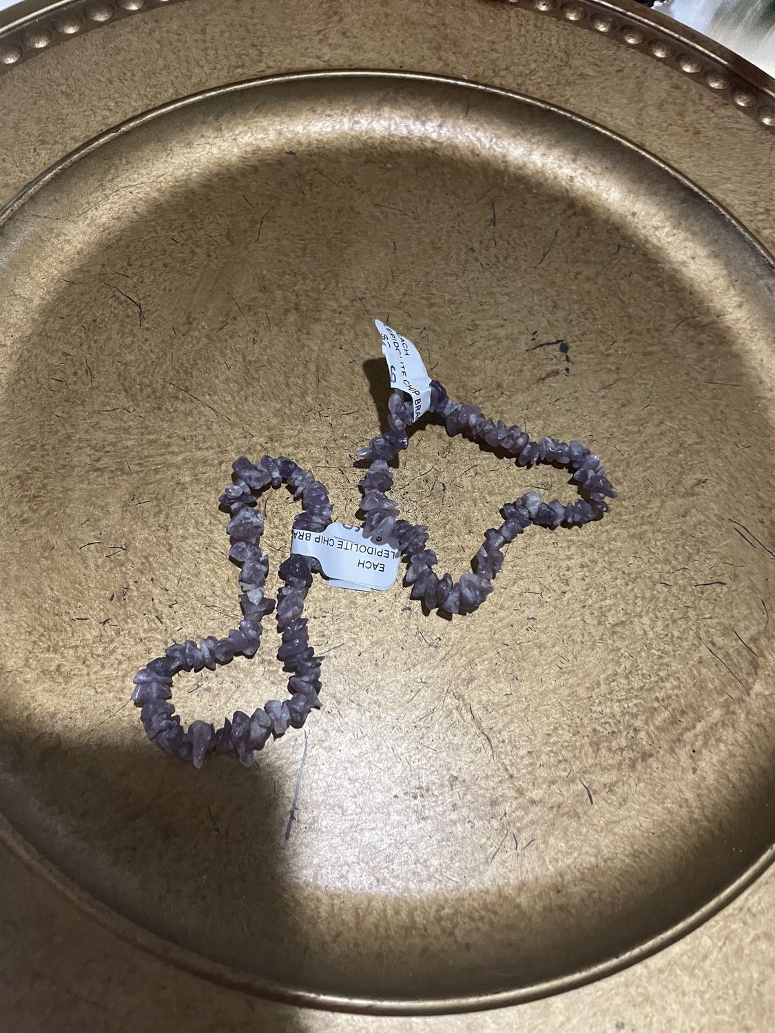 Lepidolite Chip Bracelet