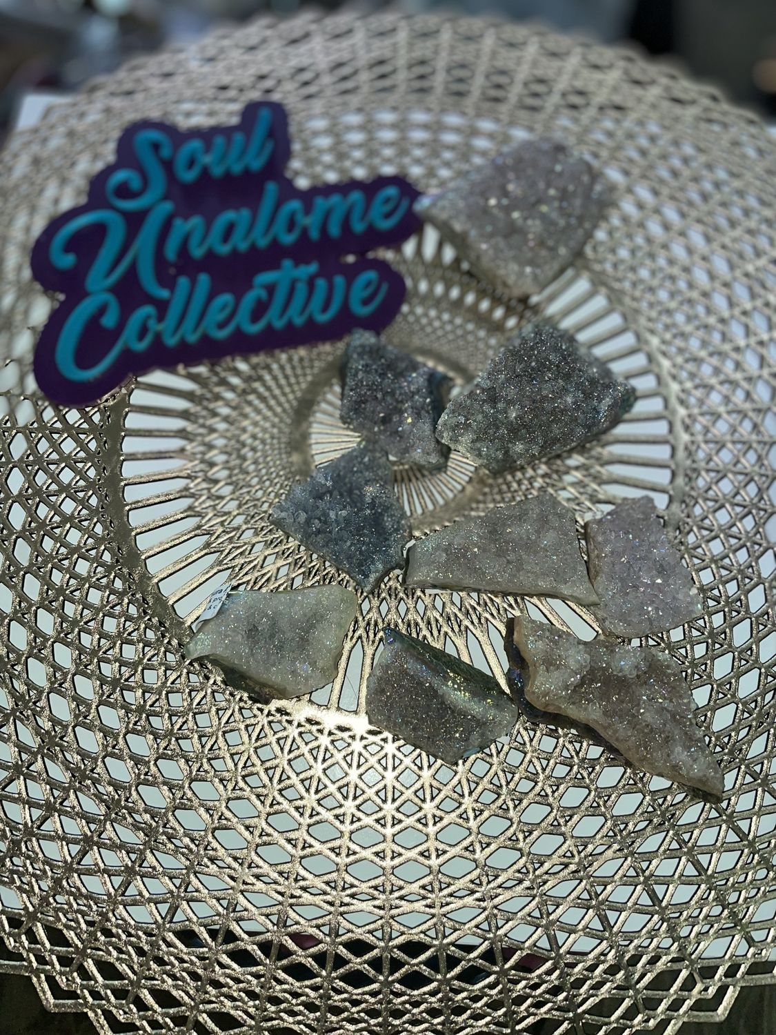 Angel Aura Amethyst Lg