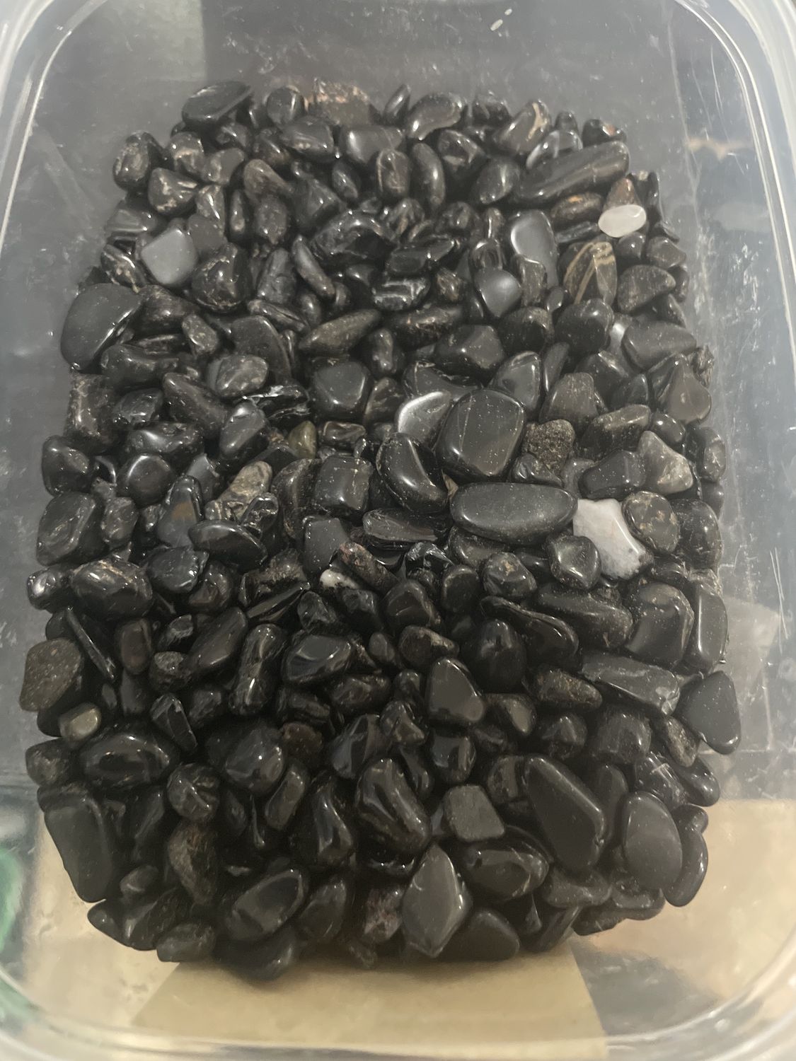 Blk Tourmaline Onxy Blk Obsidian