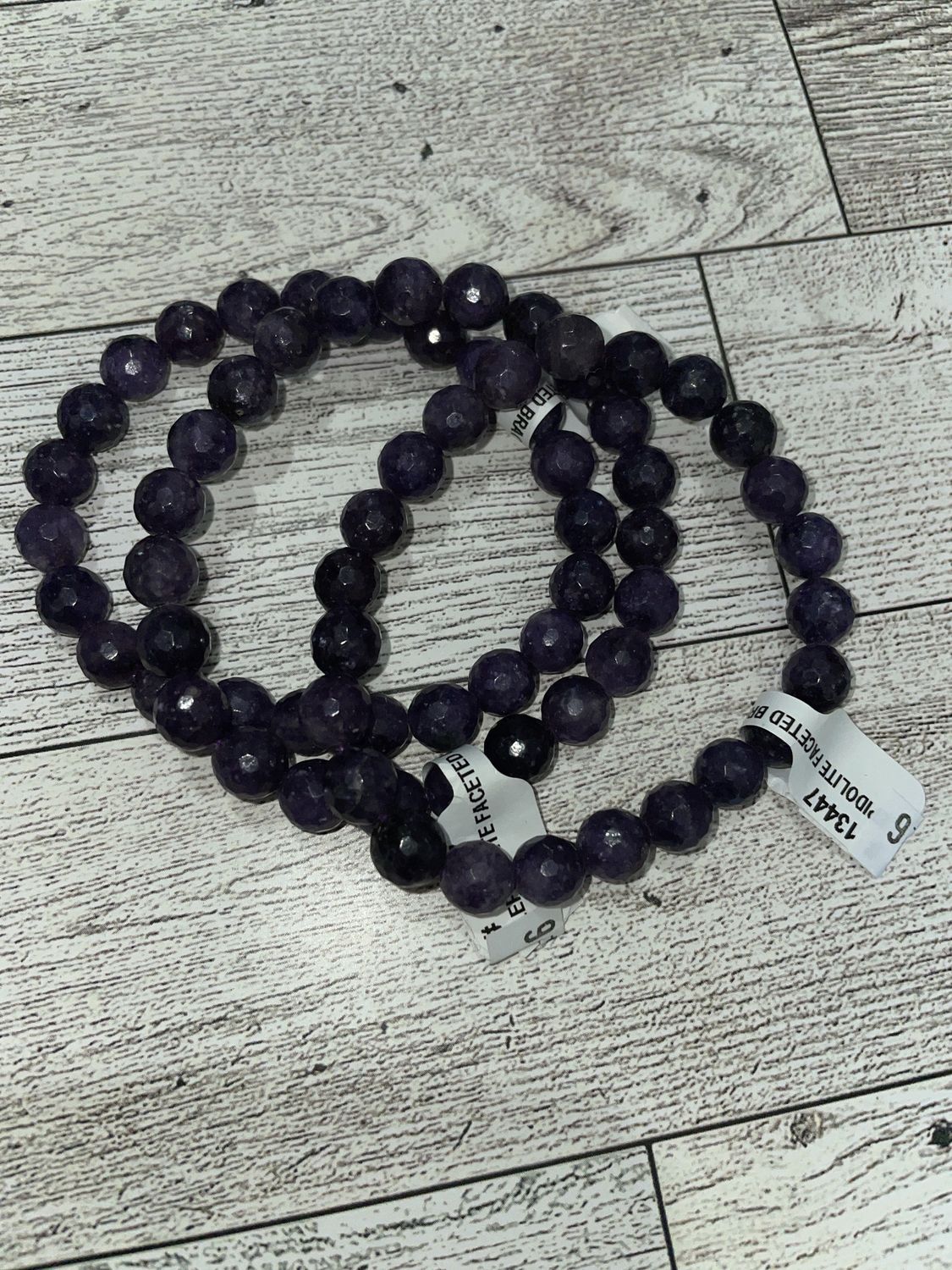 Lepidolite Faceted Bracelet 