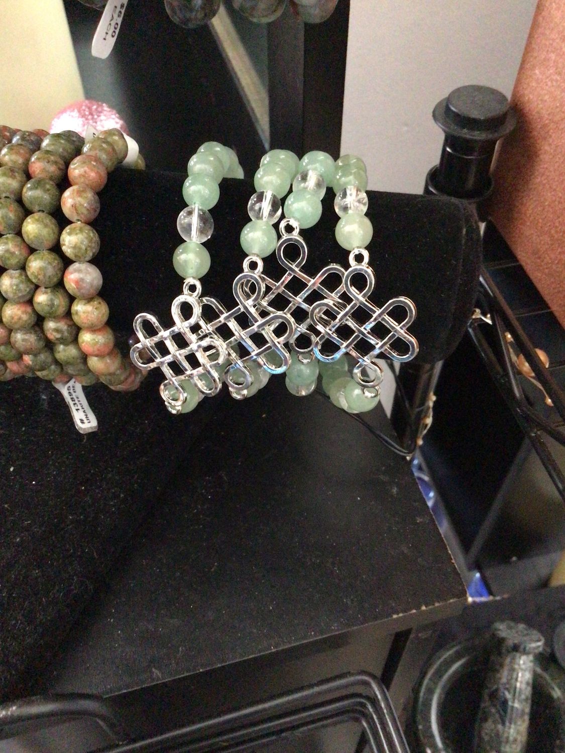 Aventurine Quartz Celtic Bracelet