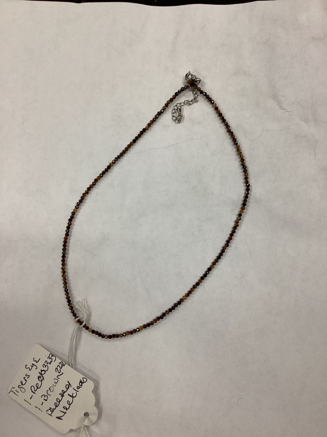 Tiger's Eye Faceted Necklace