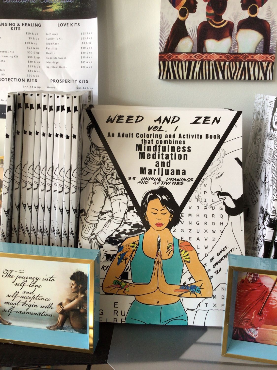 Weed &amp; Zen Vol 1 Coloring Book