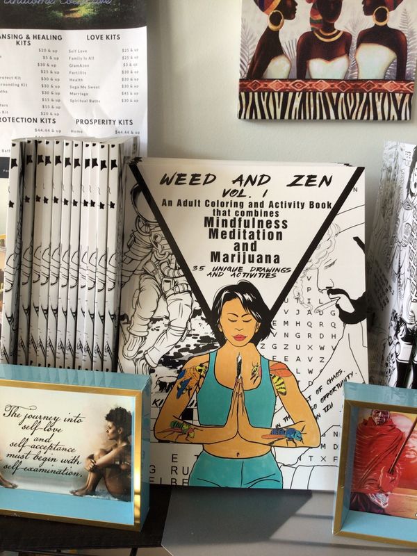 Weed &amp; Zen Vol 1 Coloring Book