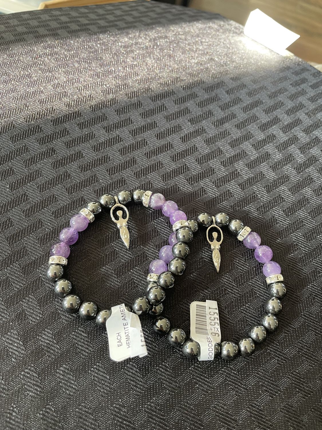Quartz,Amethyst, Rose Quarts Bracelet
