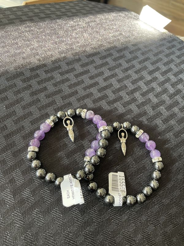 Quartz,Amethyst, Rose Quarts Bracelet