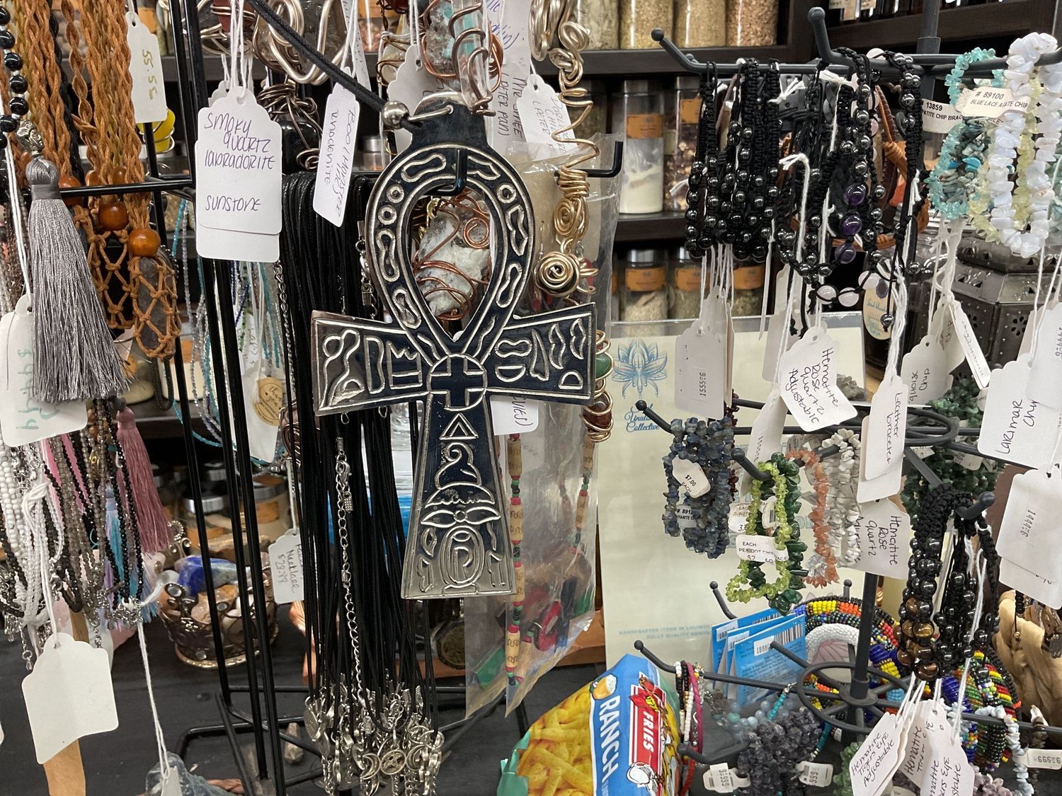 Ankh Necklace 8"