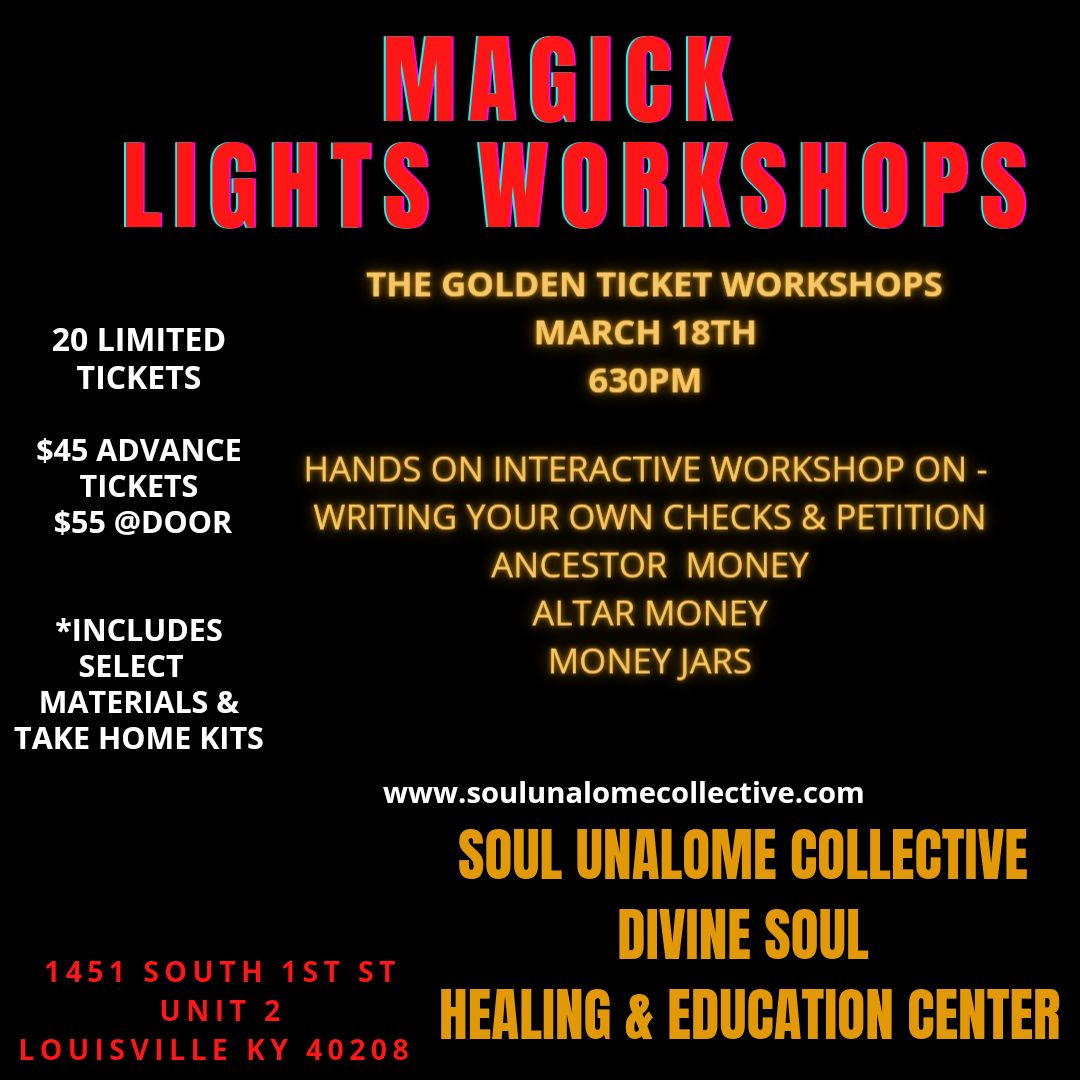 Golden Ticket Workshop