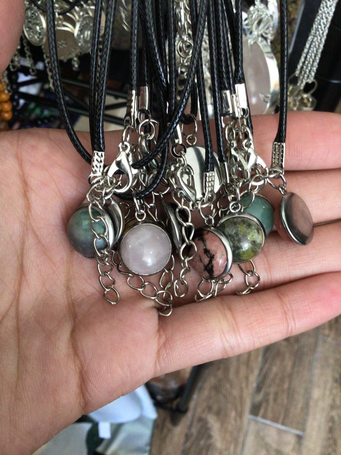 Gemstone Pendant Necklace 