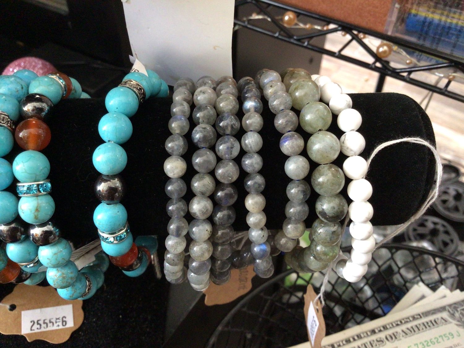 Labradorite Bead Bracelet