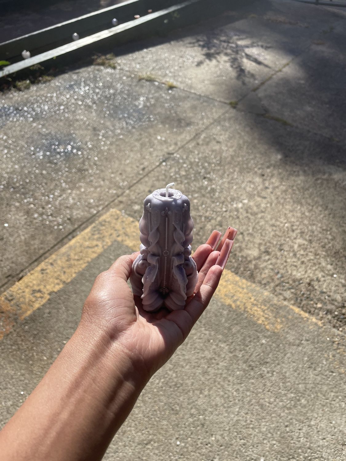 Ribbon Sculpt Candle 