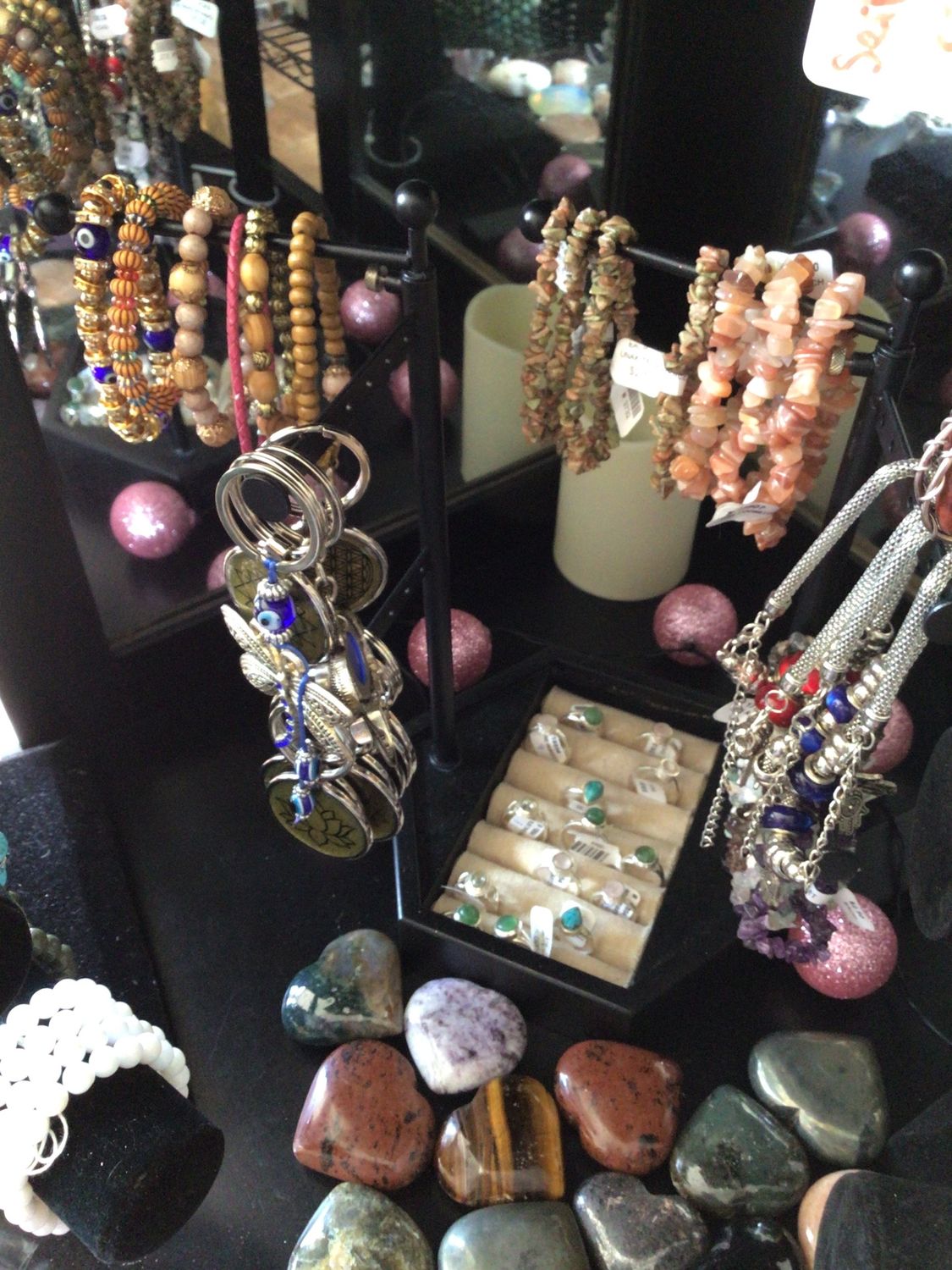 Hand of Hamsa Bracelet w Charms