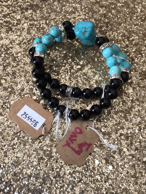 Turquoise Onyx Bracelet