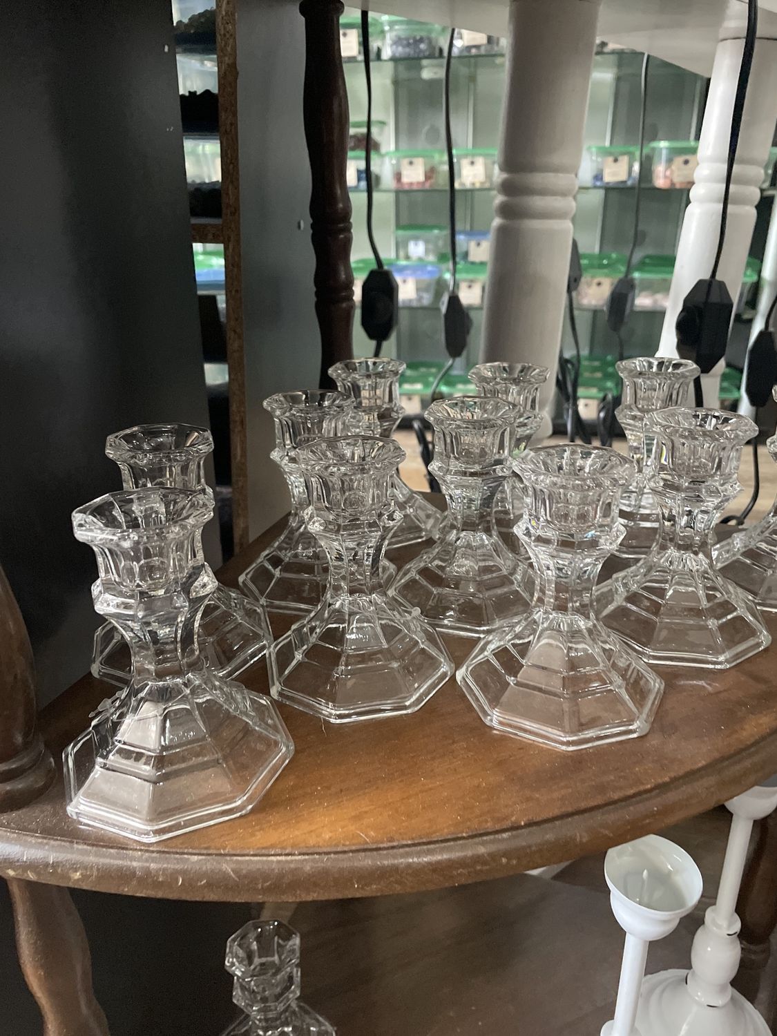 Glass Candleholder