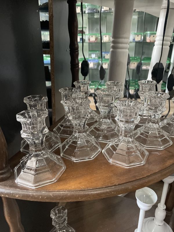 Glass Candleholder