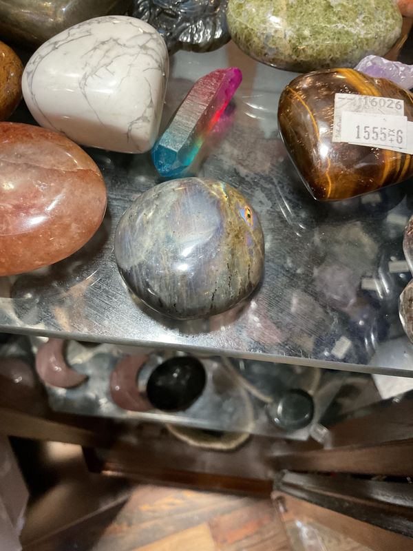 Labradorite Palm Stone - Small