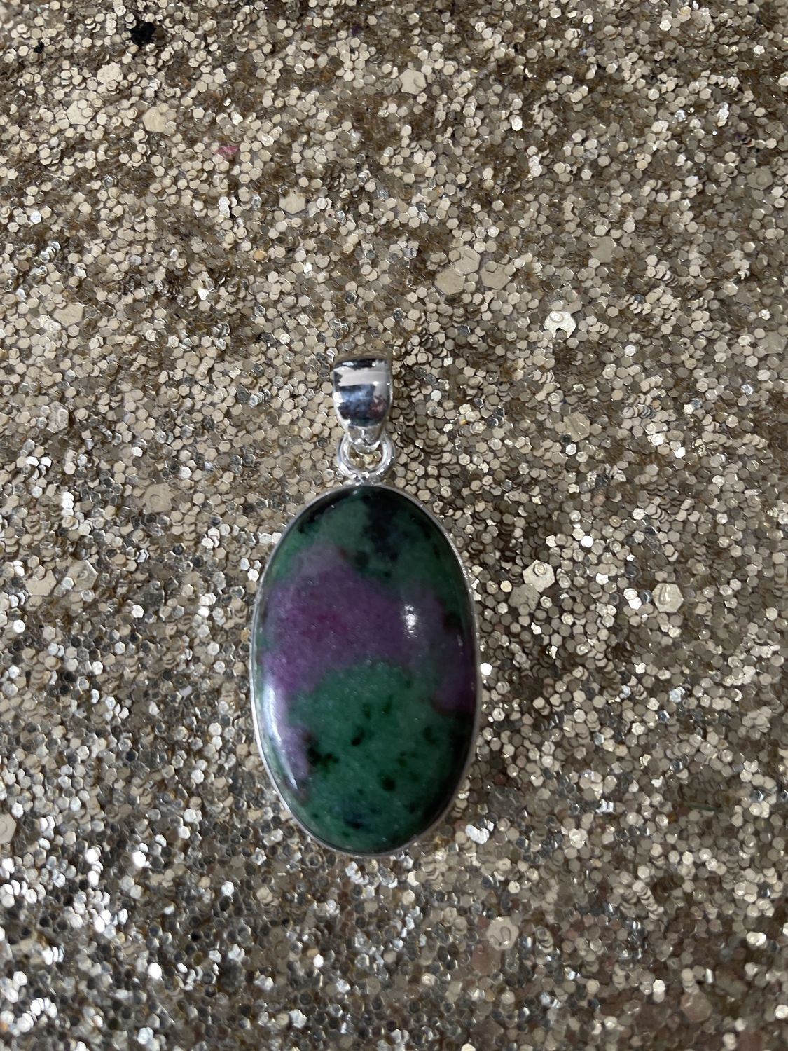 Ruby Zoisite Pendent 
