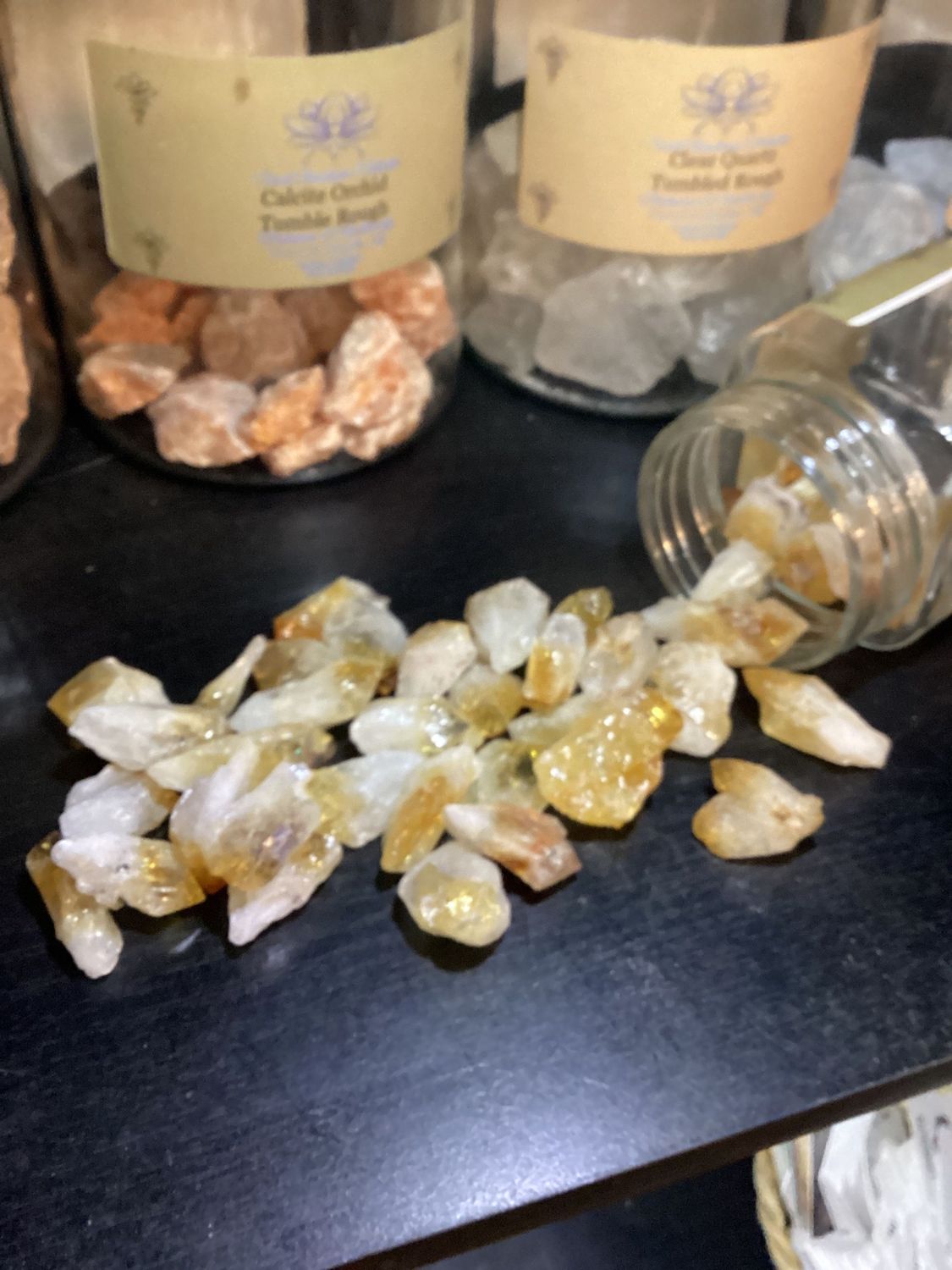 Citrine Points Sm