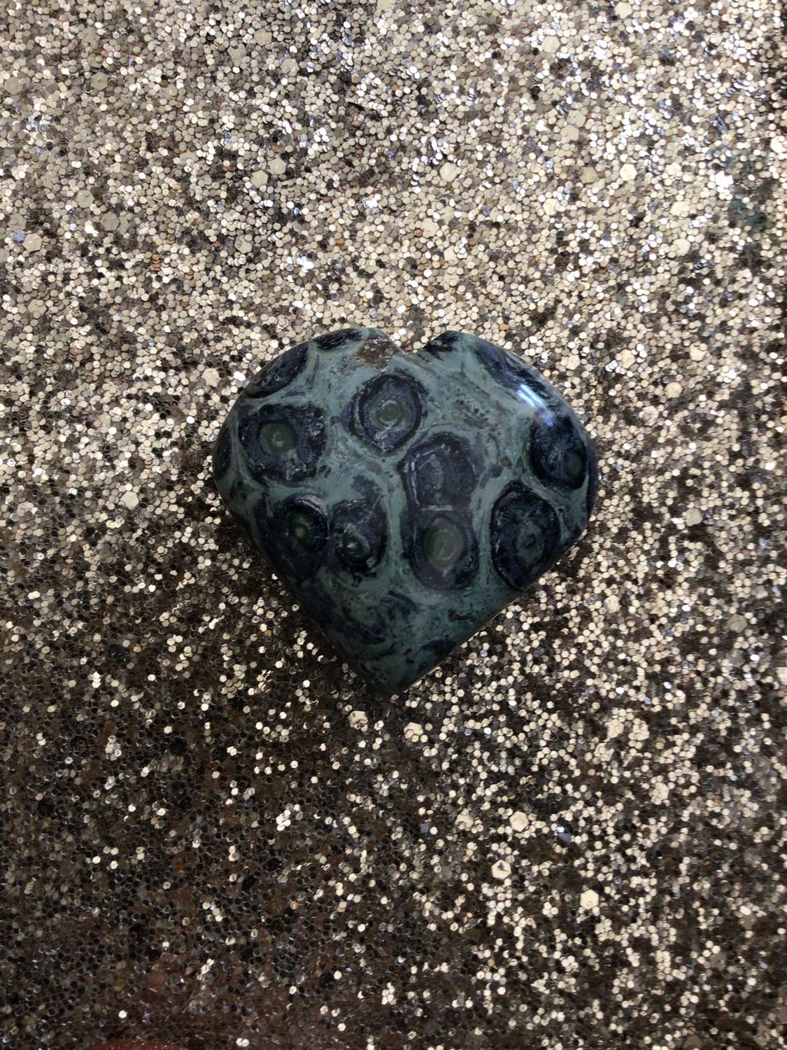 Kambaba Jasper Heart