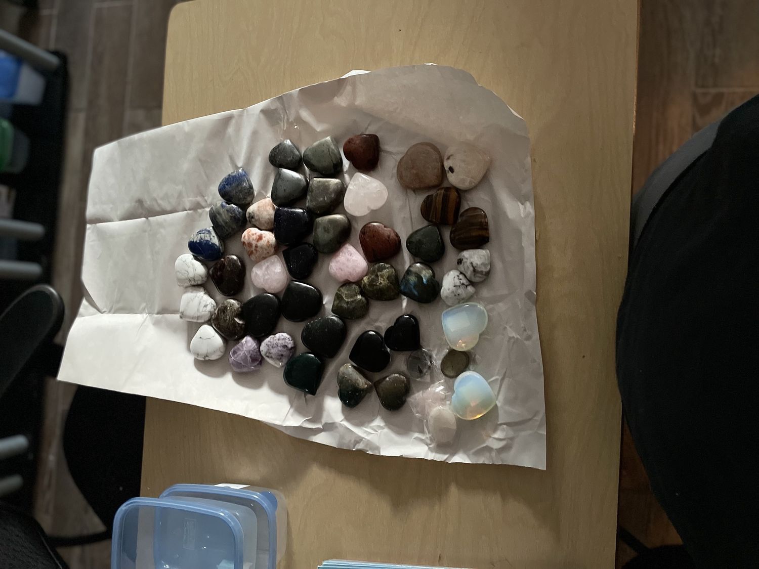 Mahogany Obsidian Heart