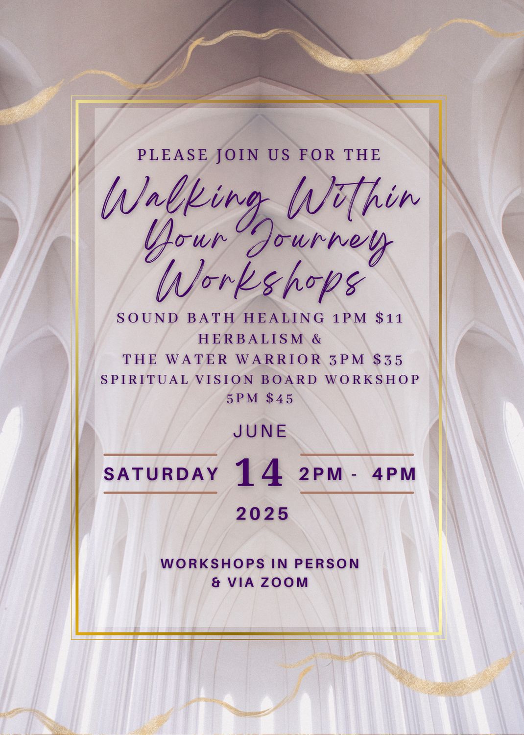 Walking Within Your Journey Workshop - 2025 Spiritual Vision Boards